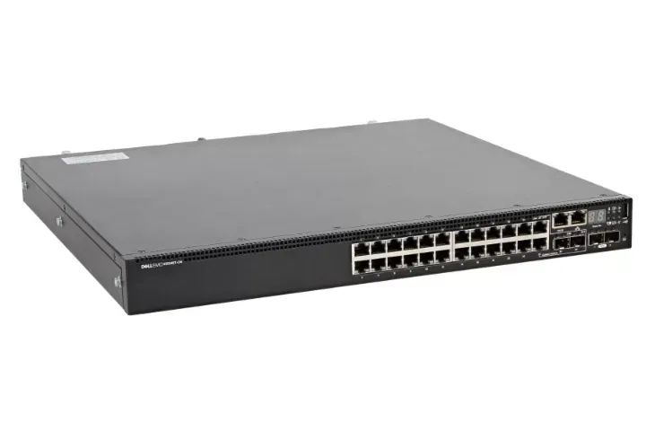 Switch Dell N3024ET-on 24Portas Gigabit 2x10G 2 Portas Stack