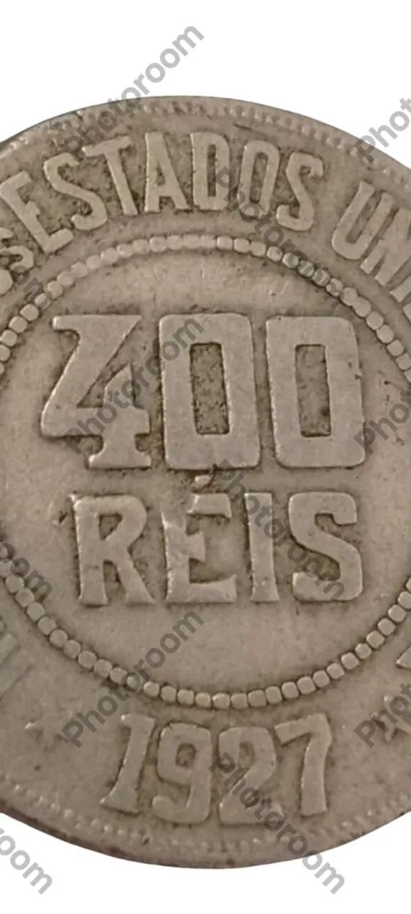 Moeda 400 Réis/defeito 1921 - Foto 3