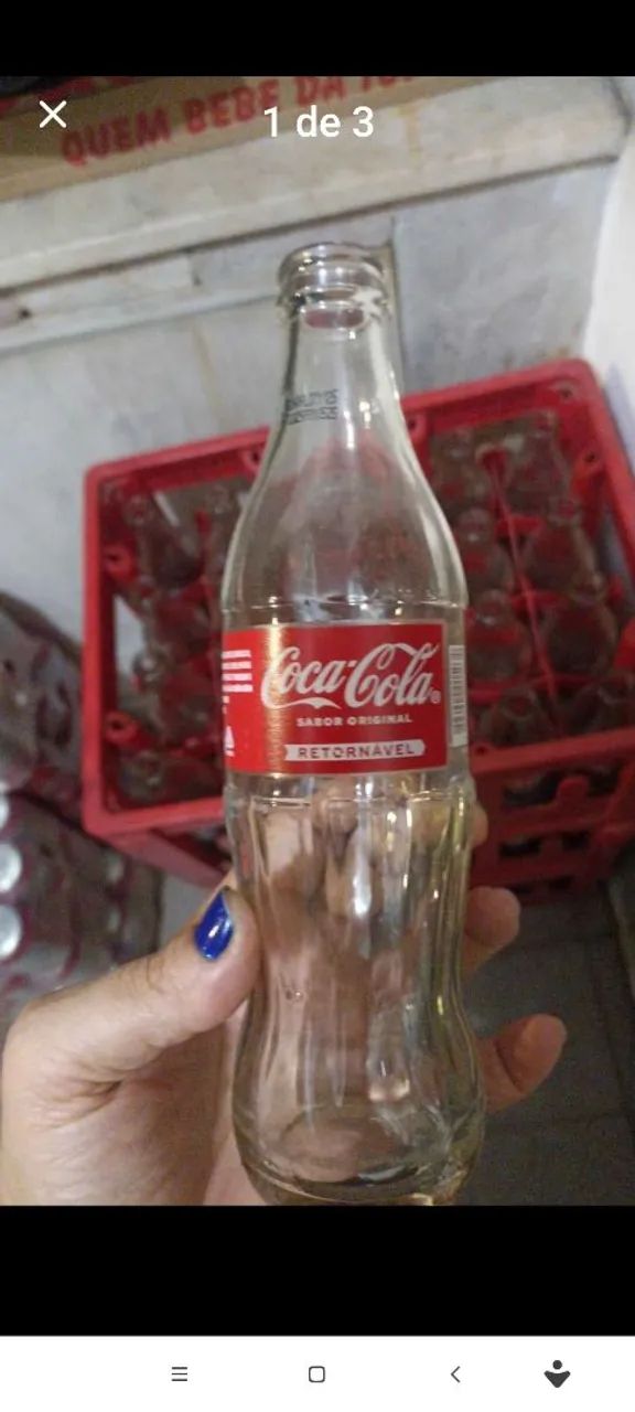 Engradado de Coca Cola retornável 