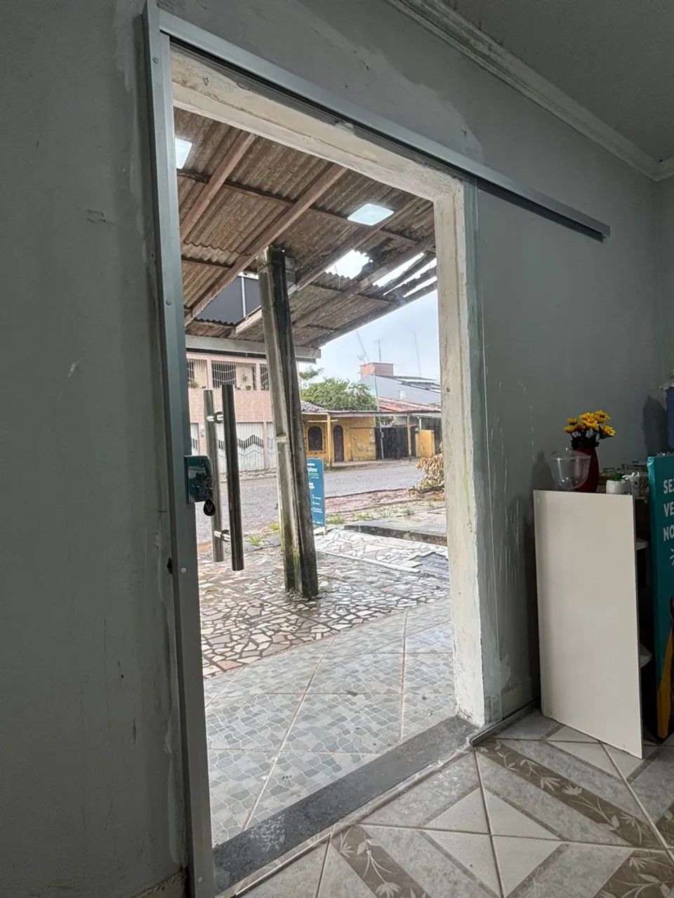 Porta de vidro completa c/ kit