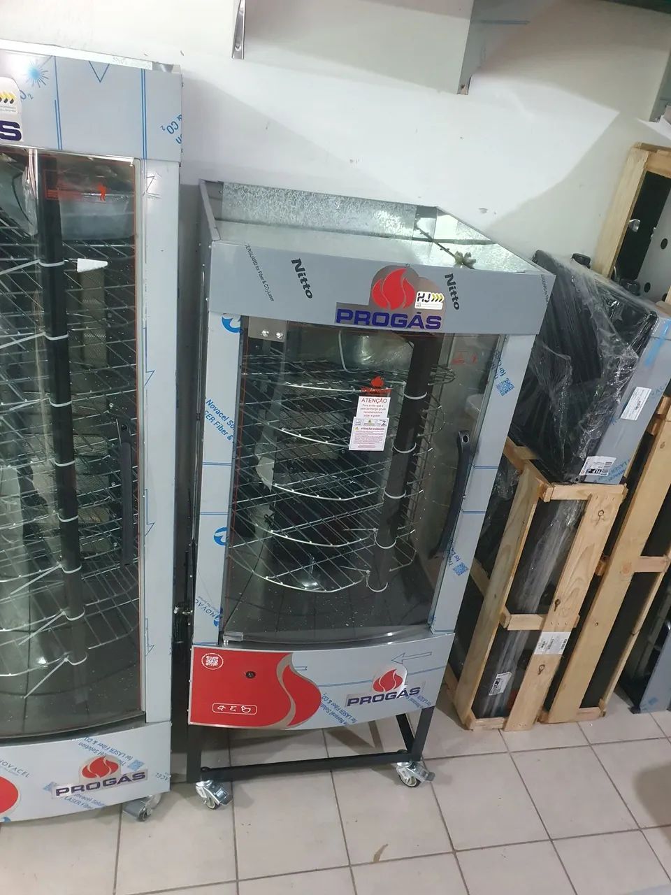 JR. Assador de Carnes e Frango PROGÁS 70kg
