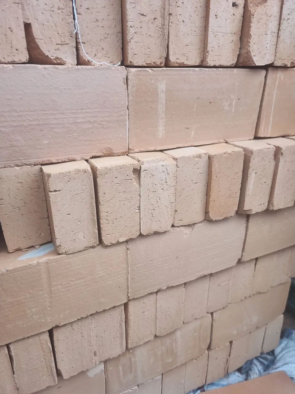 Tijolinho tijolo maciço 5,5 X 11 X 22