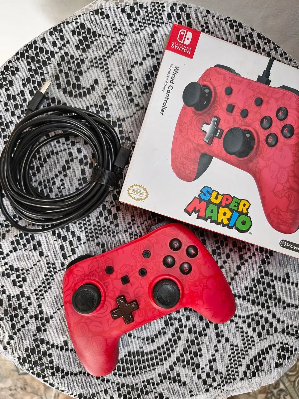 NINTENDO SWITCH OLED (BRANCO) *BLOQUEADO* - Foto 4