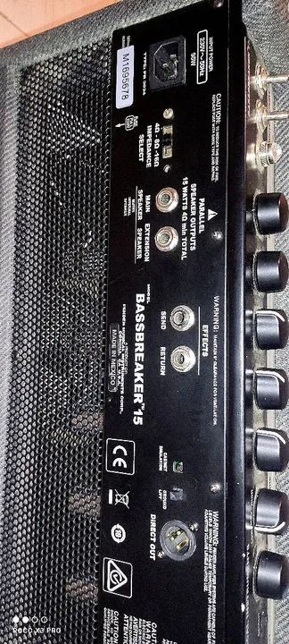 Amplificador Fender Bassbreaker 15 valvulado  - Foto 3