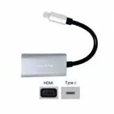 Adaptador Conversor Usb-c Para Hdmi 4k Hd Tipo C x Hdmi Tomate Mtv-618 - Loja Coimbra  - Foto 4