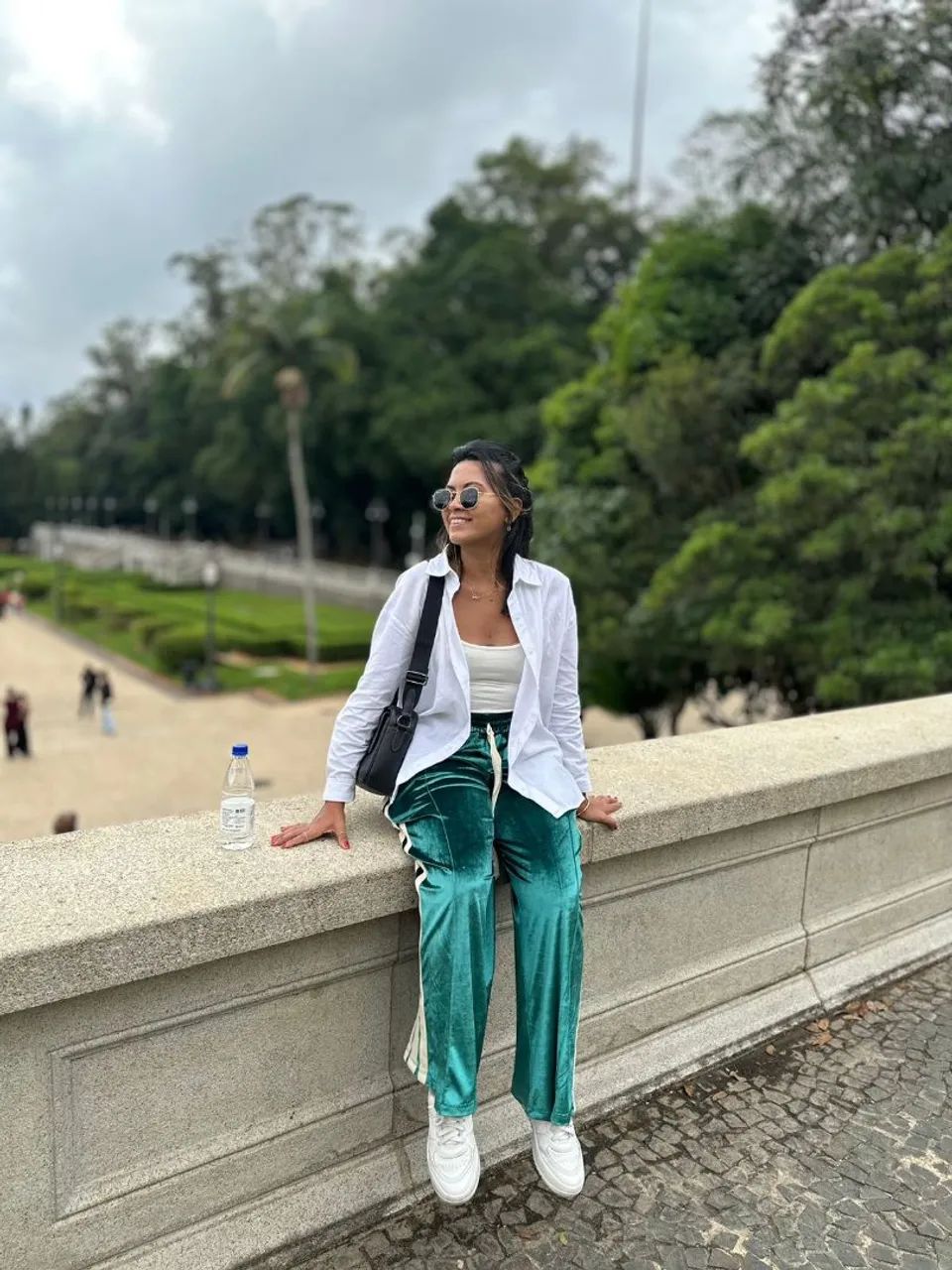 Calça moletom verde  - Foto 3