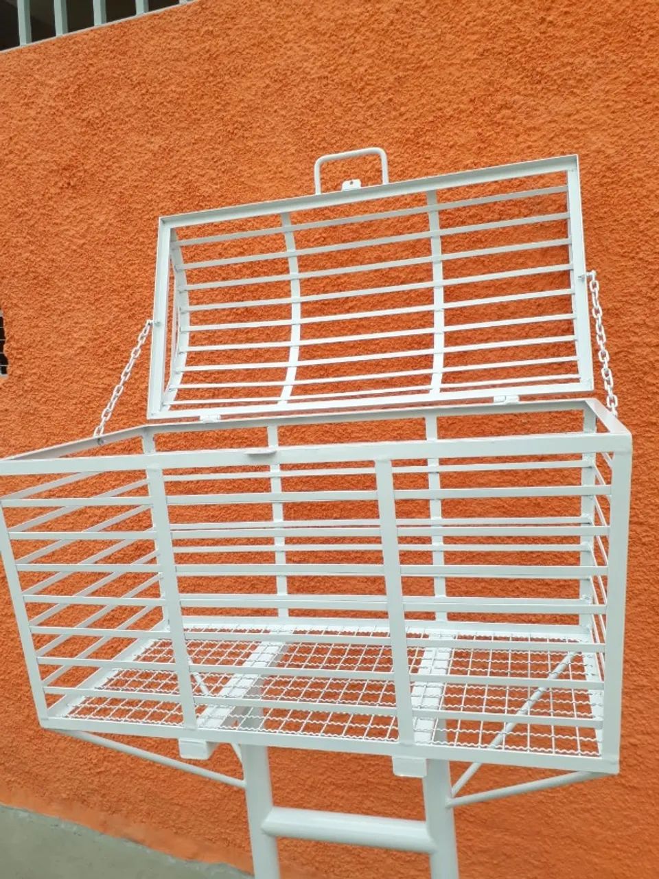 Lixeira De Ferro , Com Tampa  ENTREGAMOS E INSTALAMOS  A COMBINAR  ! - Foto 4