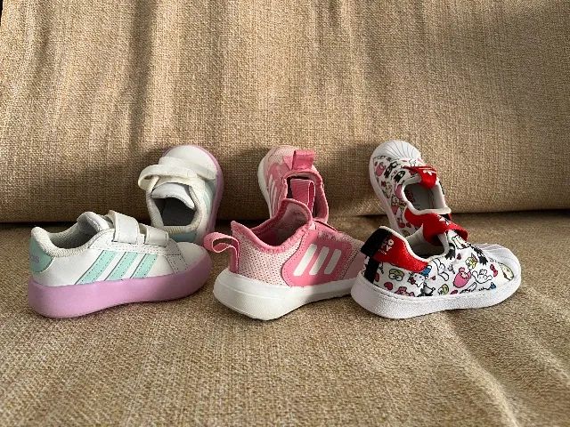 Tênis infantil adidas numeração 18 e 19 - Foto 2