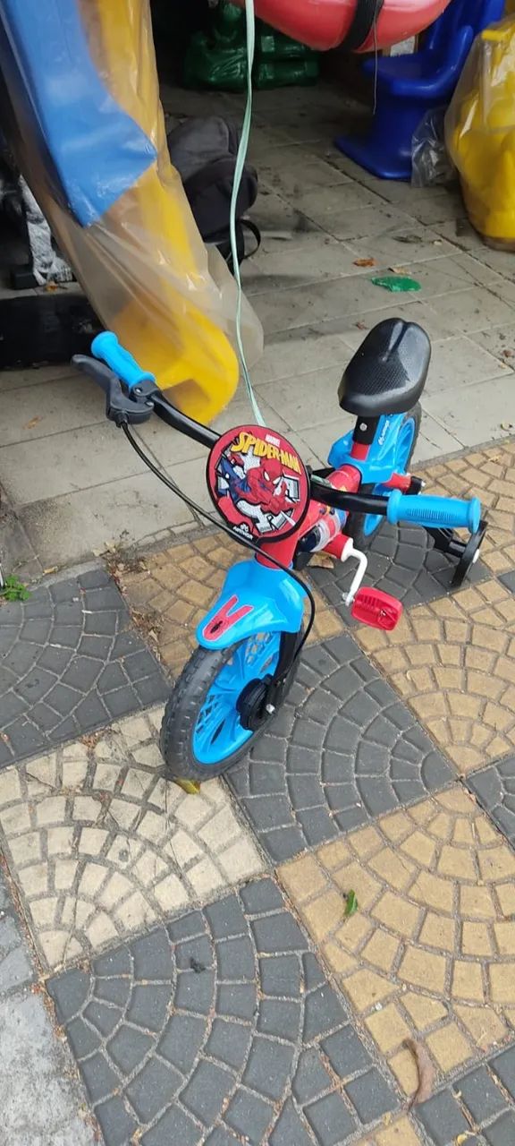Bicicleta spider man Aro12 Nova na caixa - Foto 5