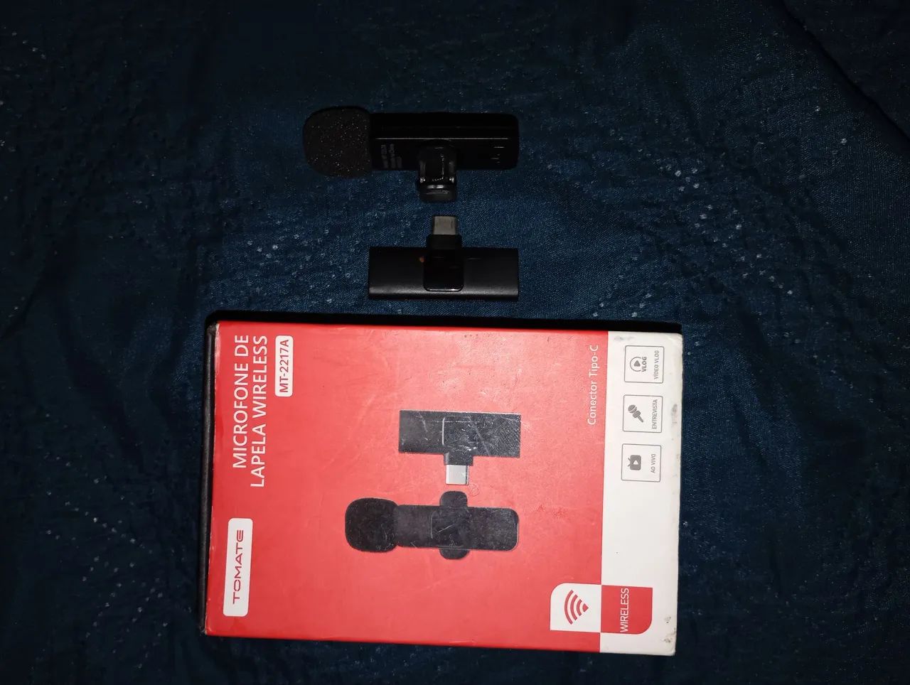 Microfone de lapela wireless