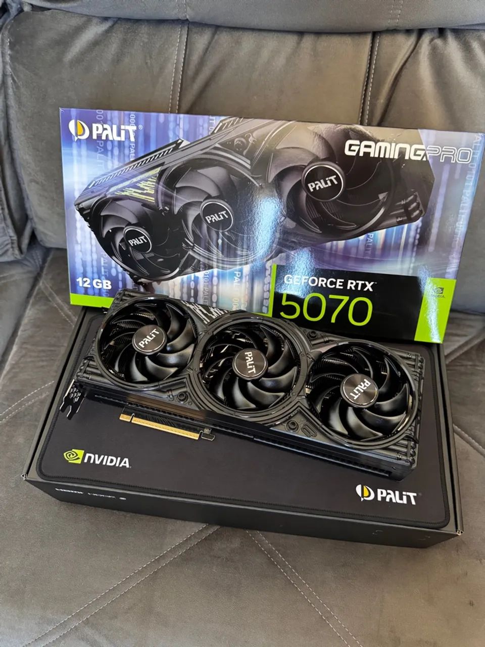 RTX 5070 PALIT GAMING PRO 12GB NOVA - Placas de Vídeo - Samambaia