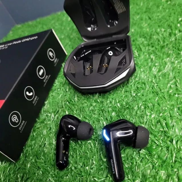 Fone Gamer Lenovo GM2 PRO Preto Thinkplus Live Pods Bluetooth 5.3 Original Novo Na Caixa