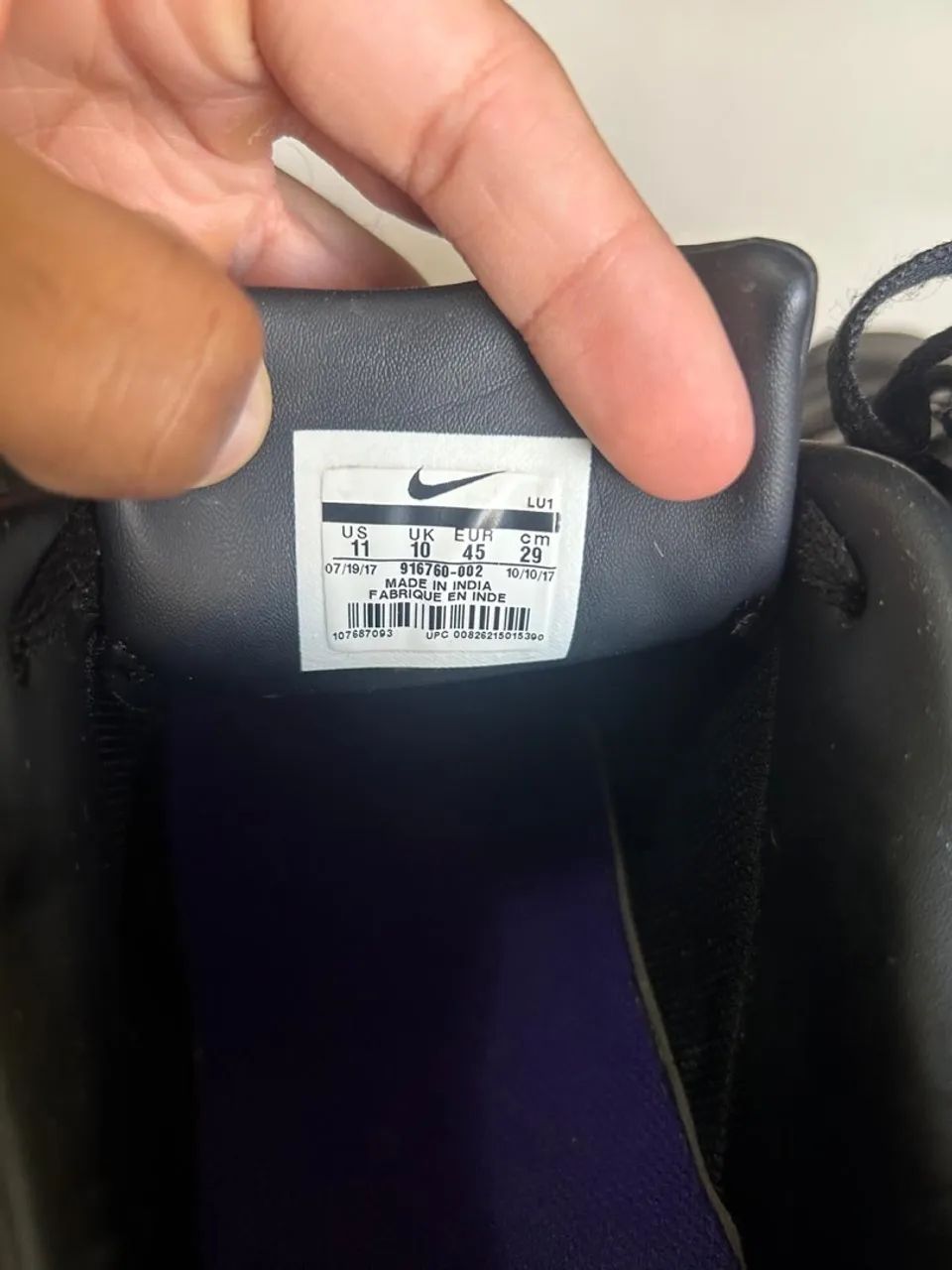 Tênis Nike Air Force 1 Preto - Foto 2