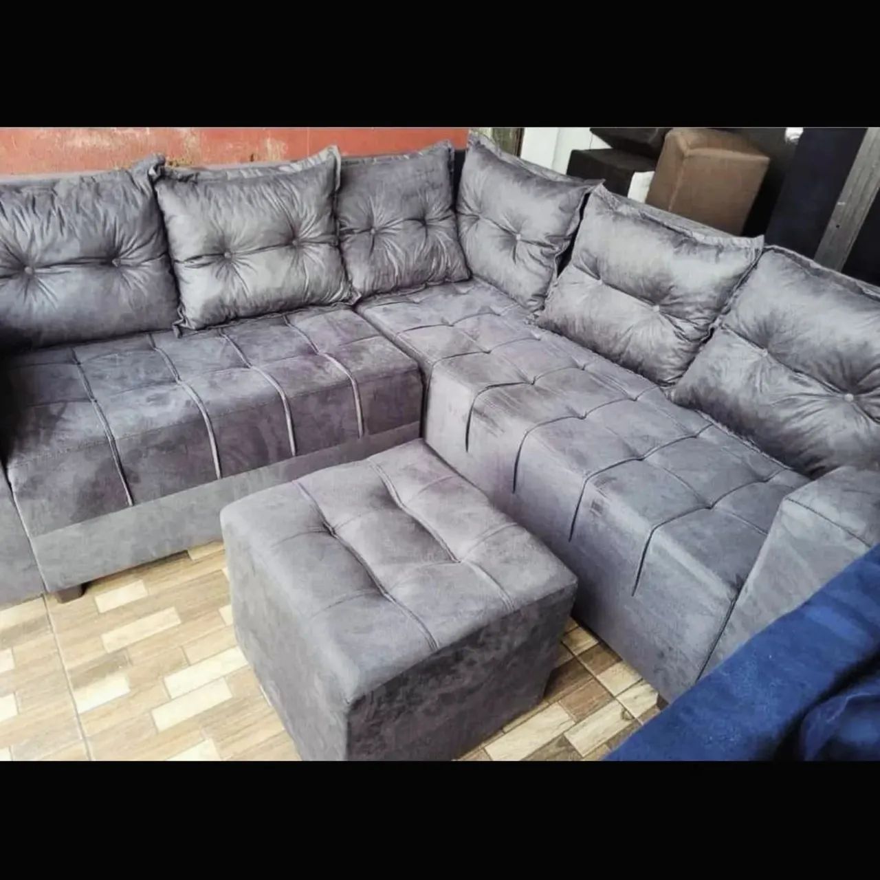 SOFÁ DE CANTO COM PUXANTES  - Foto 2