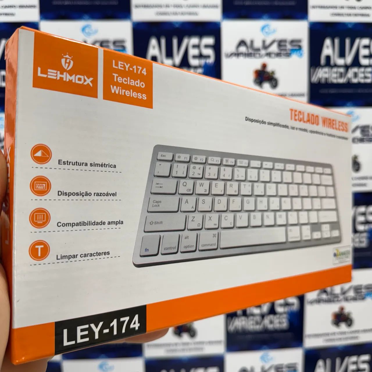 Teclado sem fio Bluetooth lindo acabamento  - Foto 3
