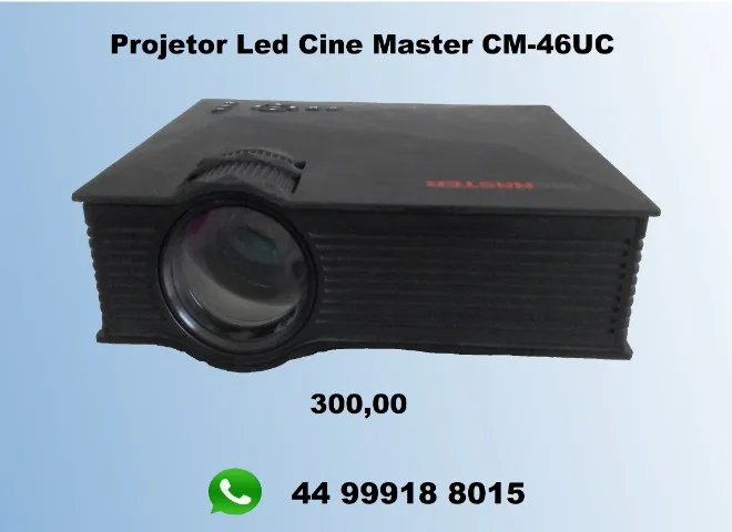 Projetor Cine Master - Ideal para Filmes e Séries a Noite