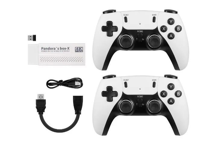 Promoção: Gamestick Retrô M15 Plus 4k, 64gb, 2 Controles 20 Mil Jogos - Foto 4