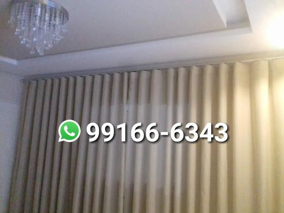 Menor Preço: Cortina de Tecido