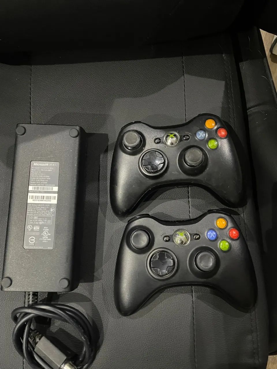 Controles Xbox 360 e Fonte