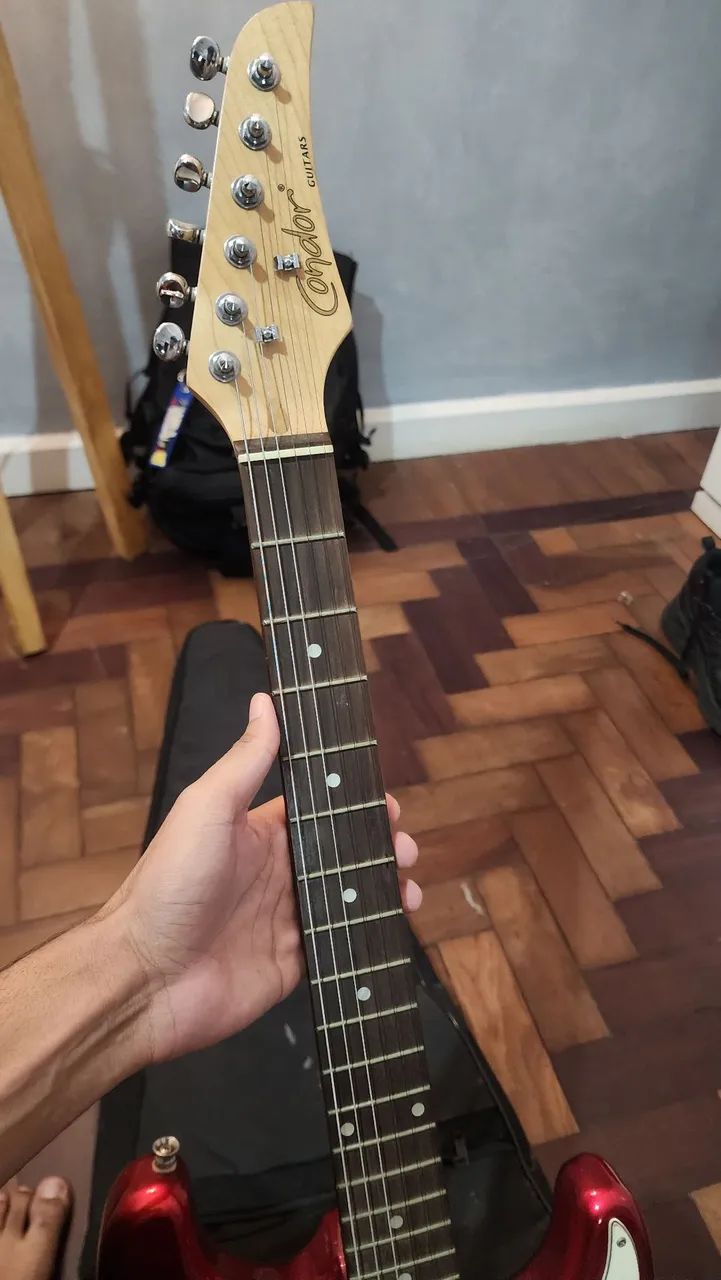 Guitarra Elétrica Condor Vermelha rx20 - Foto 3