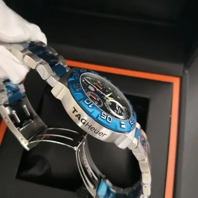 Relógio TAG HEUER FORMULA 1 MISTO COM AZUL - MULTIFUNCIONAL  - Foto 3
