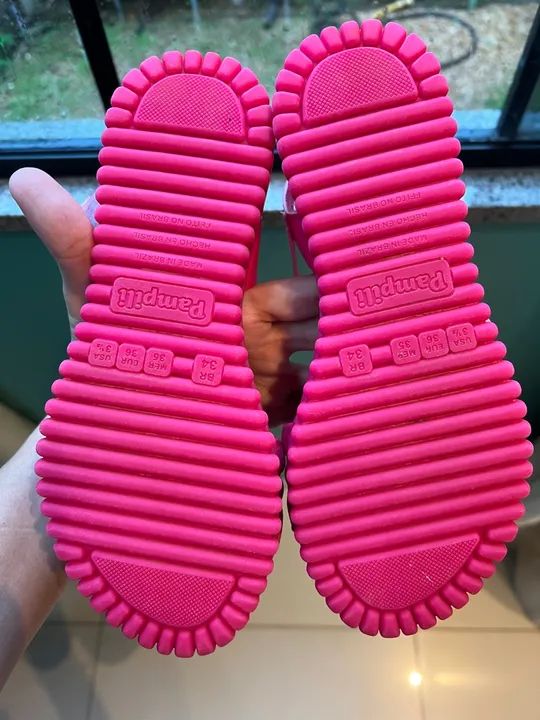 Sandália Pampili Rosa  - Tamanho 34