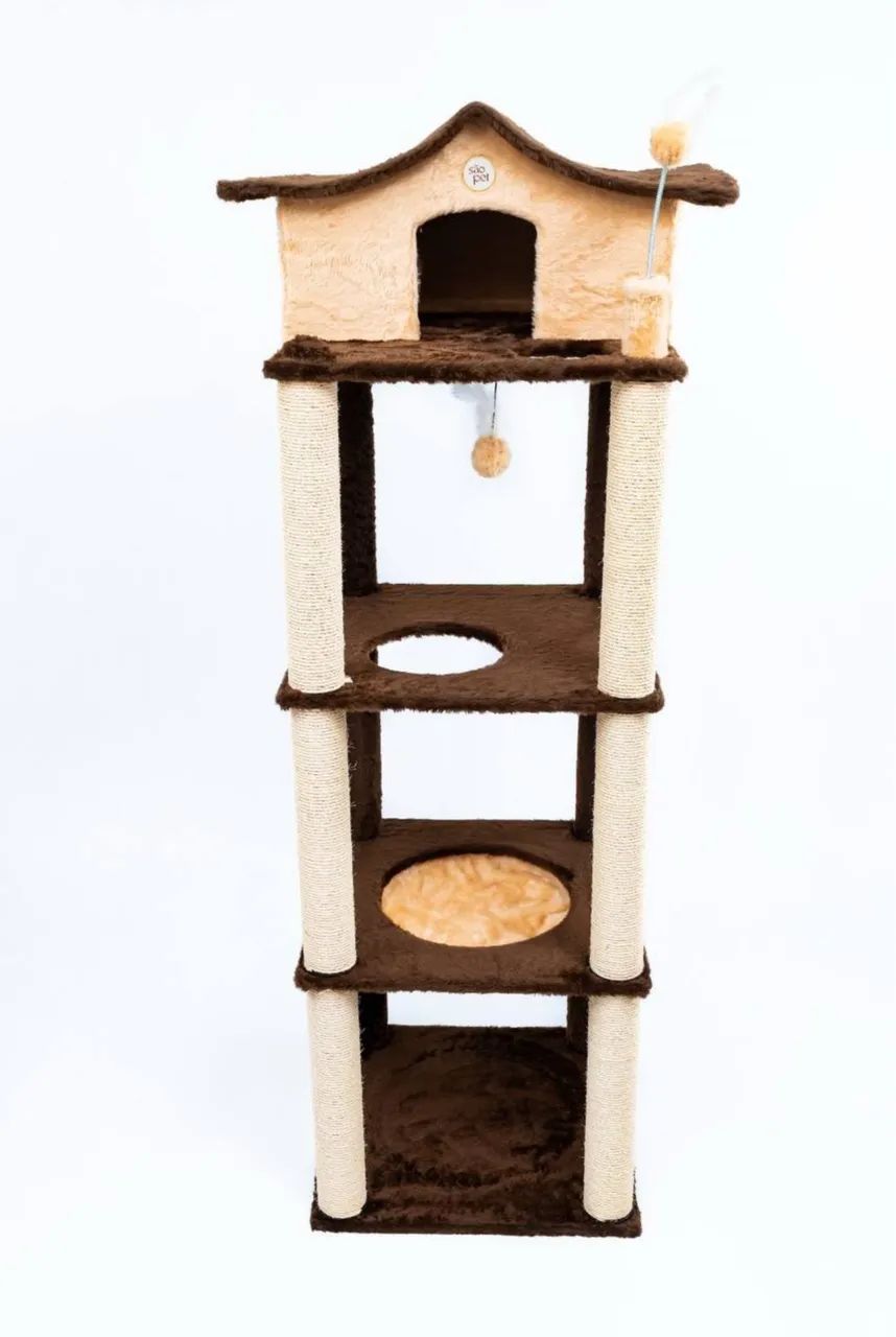 Super Arranhador 4 Andares - Diversão Garantida para Seu Gatinho! - Foto 2
