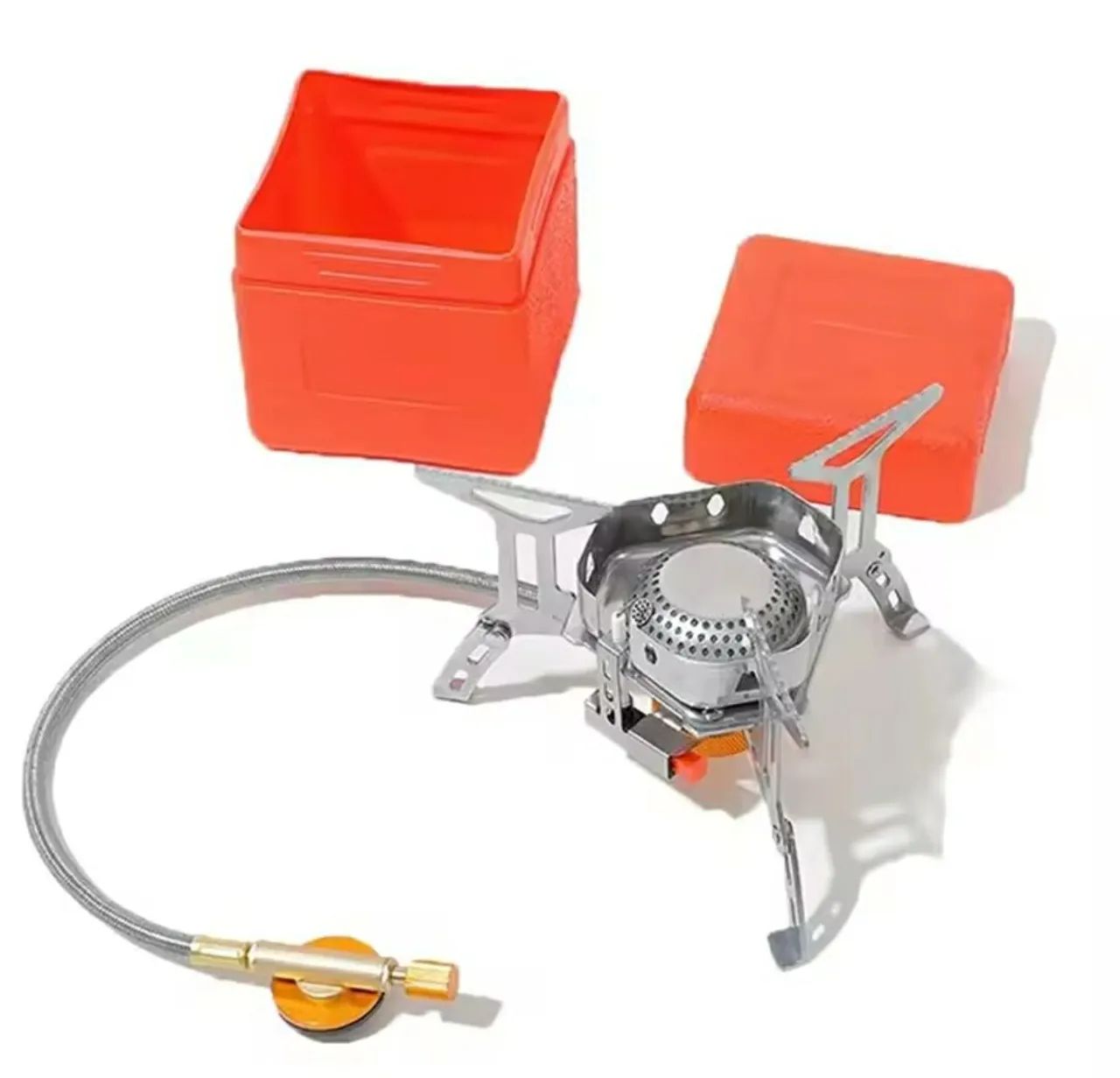 Kit Fogareiro portátil + grelha inox