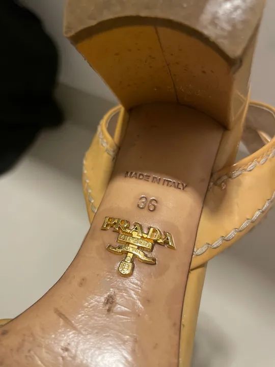 Sandália Sapato Prada n36 - Foto 5