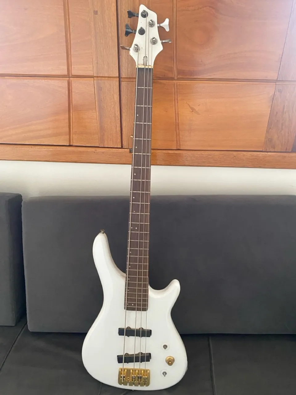 Baixo Elétrico Branco