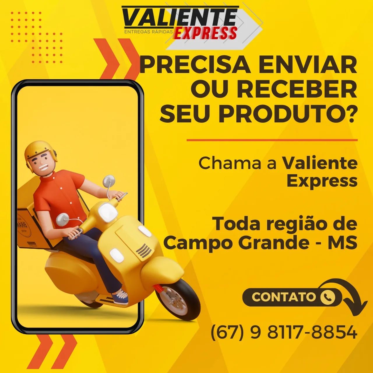 Entregas rápidas em Campo Grande