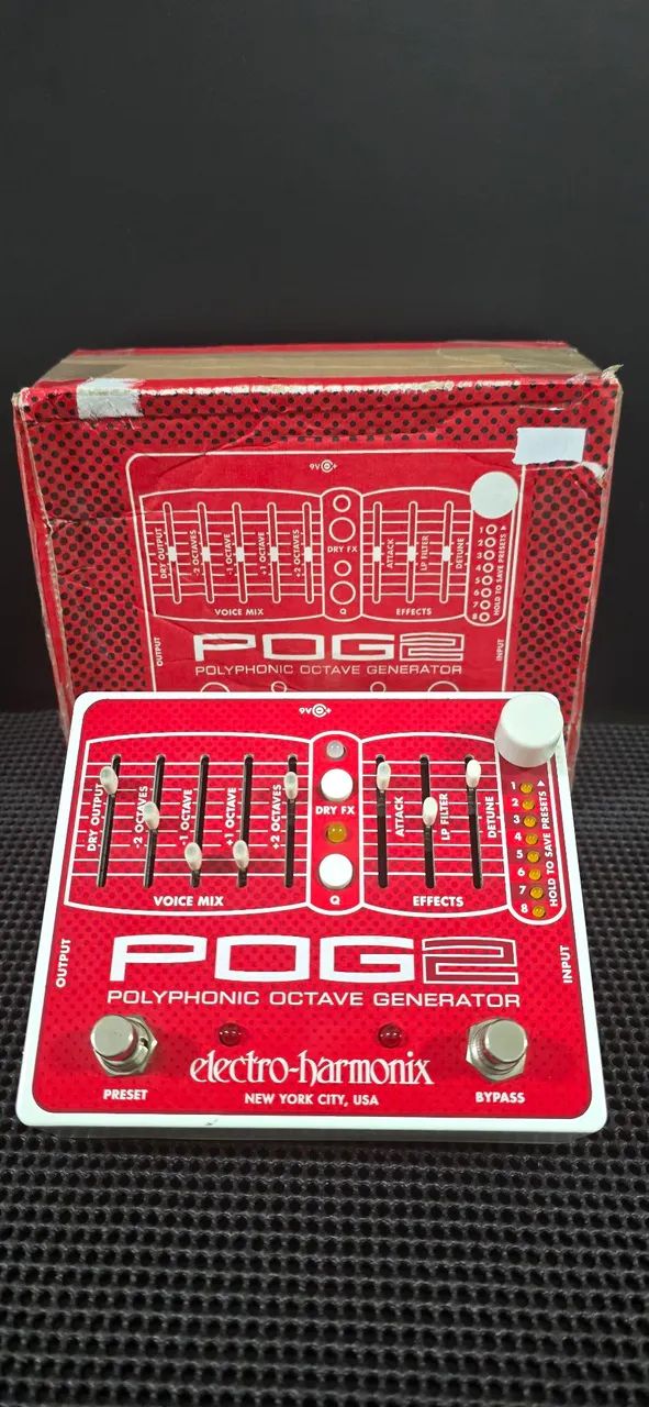 Pedal Oitavador Polifônico Eletro-Harmonix POG2 (aceito trocas)