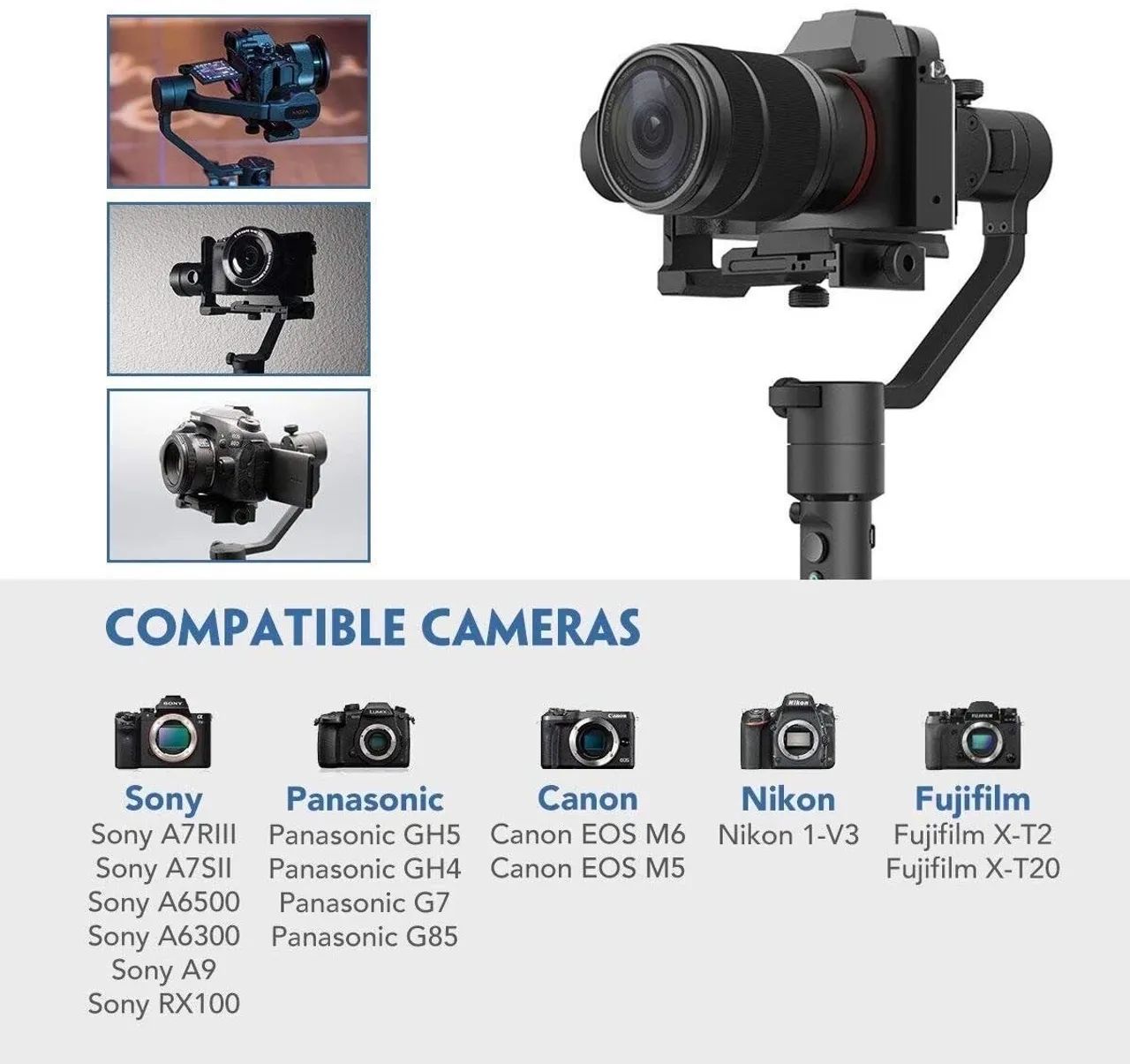 Estabilizador Gimbal Profissional - Perfeito para vídeos! - Foto 4