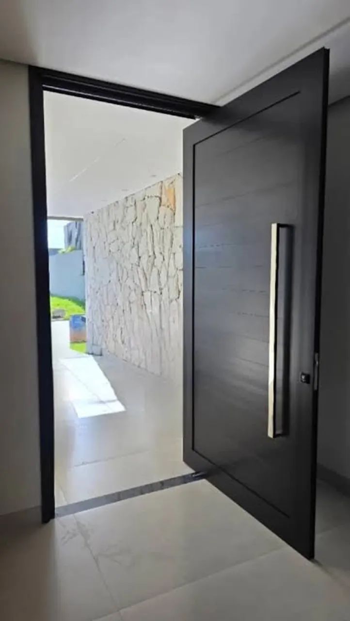 ACM or aluminum Lambri ripado swing door64573572436994123