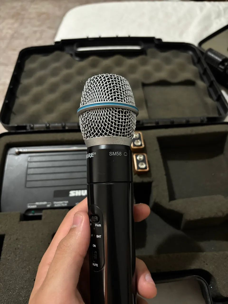 Shure sm58 sem fio  - Foto 4