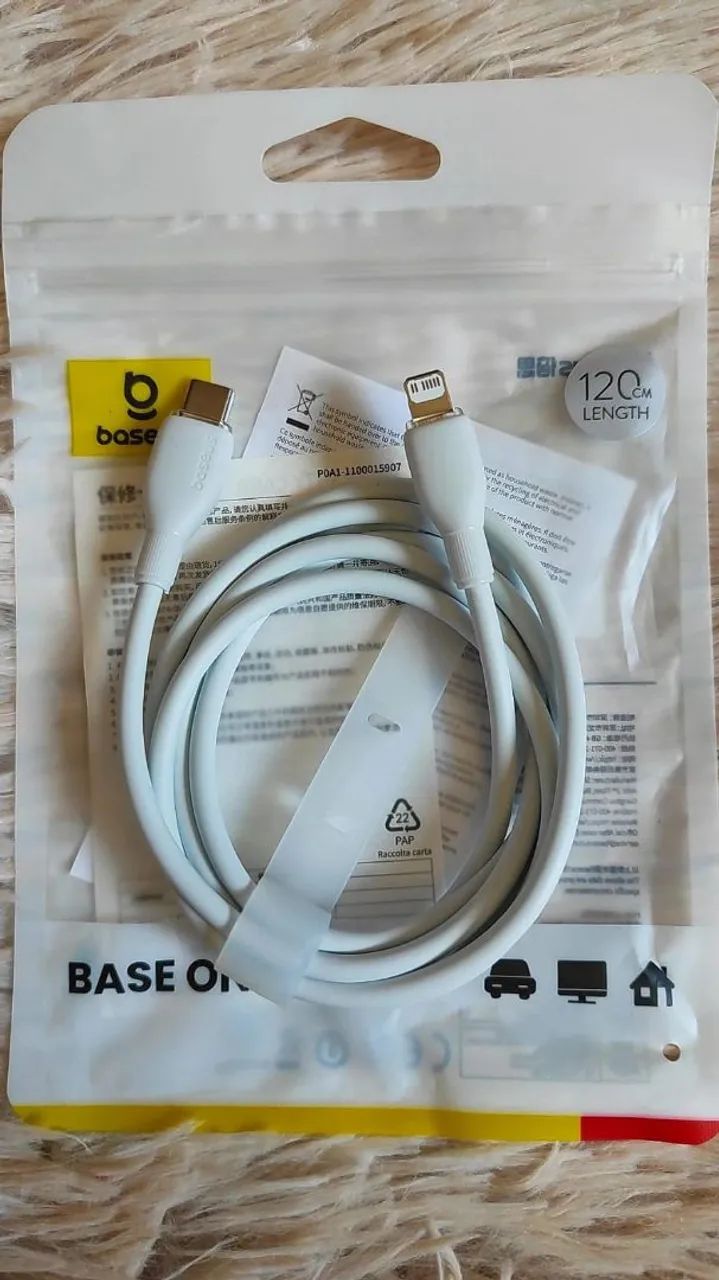 Cabos Baseus USB-C e Lightning  - Foto 6