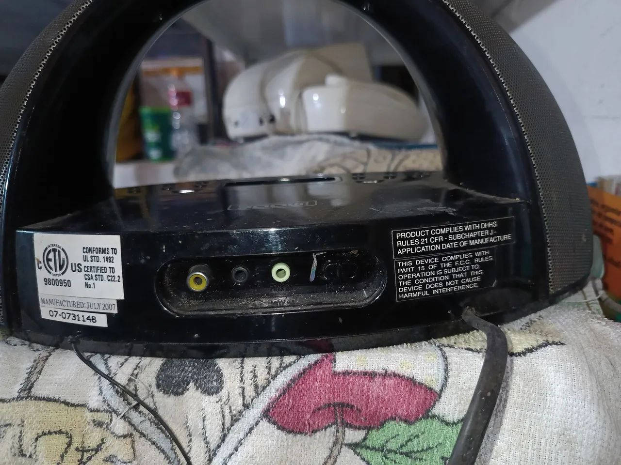 Rádio Relógio com Bluetooth e Alto-falantes - Foto 4