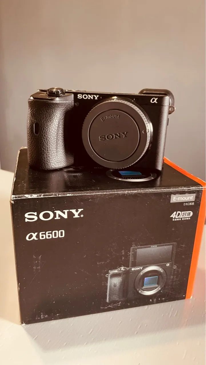 Câmera Sony a6600 Impecável + Bateria Grande + Cage SmallRig