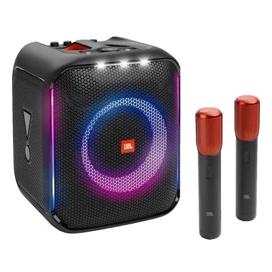 Caixa de Som JBL PartyBox com Microfones Sem Fio