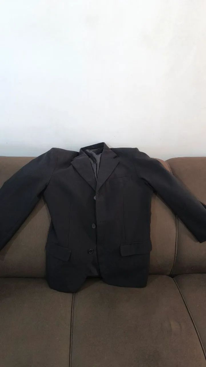 Terno Slim Masculino Preto - Foto 2