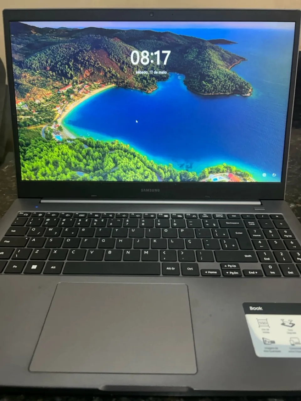Notebook Samsung Book - Tela 15.6' HD