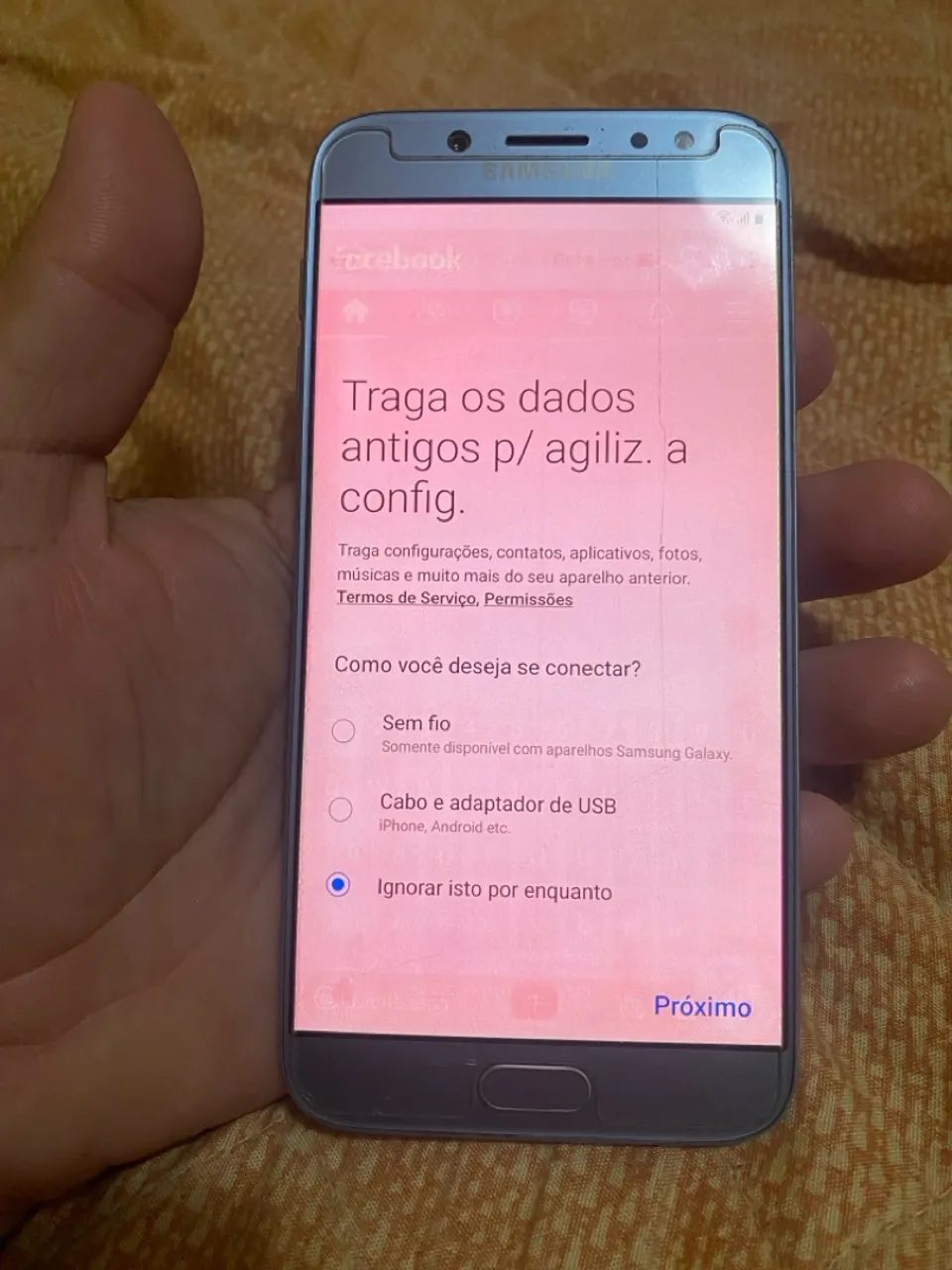 J7 Pro em perfeitas condições pegando tudo