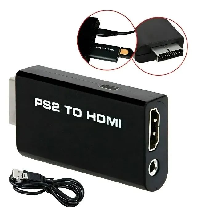 Adaptador Conversor Ps2 Playstation 2 Para Hdmi Tv Monitor - Loja Coimbra Entregamos  - Foto 3