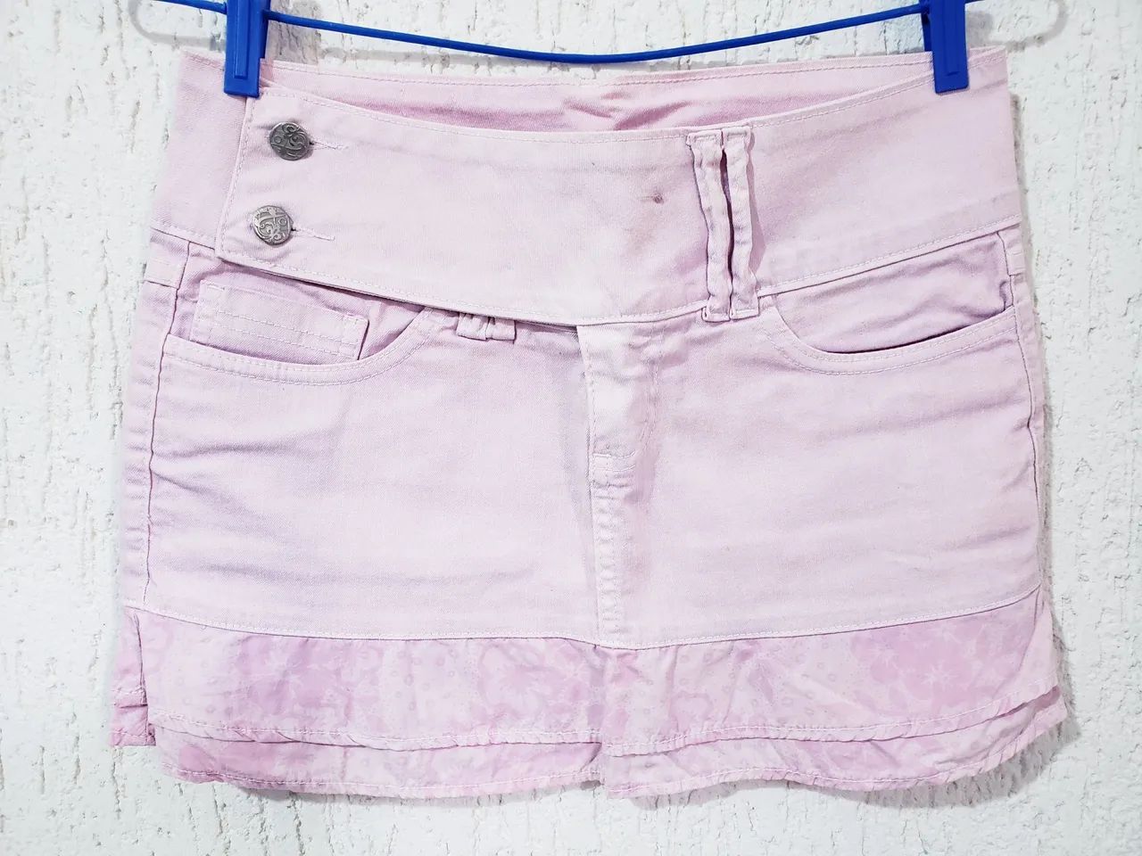 Saia Jeans Pink - Juvenil
