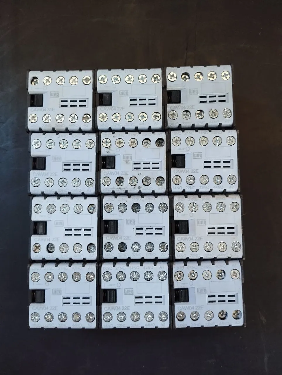 Kit 10 Contator Weg CAW04 22E WEG