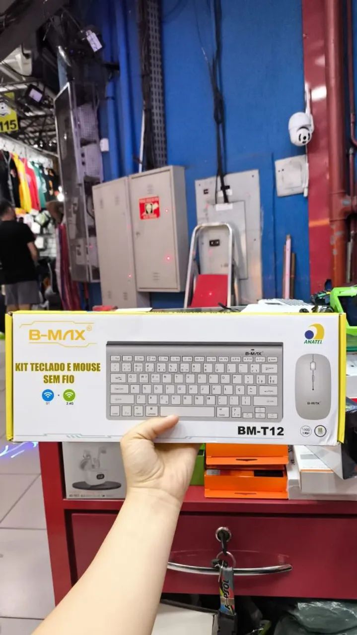 Kit Teclado e Mouse Sem Fio Bluetooth B-MAX BM-T12
