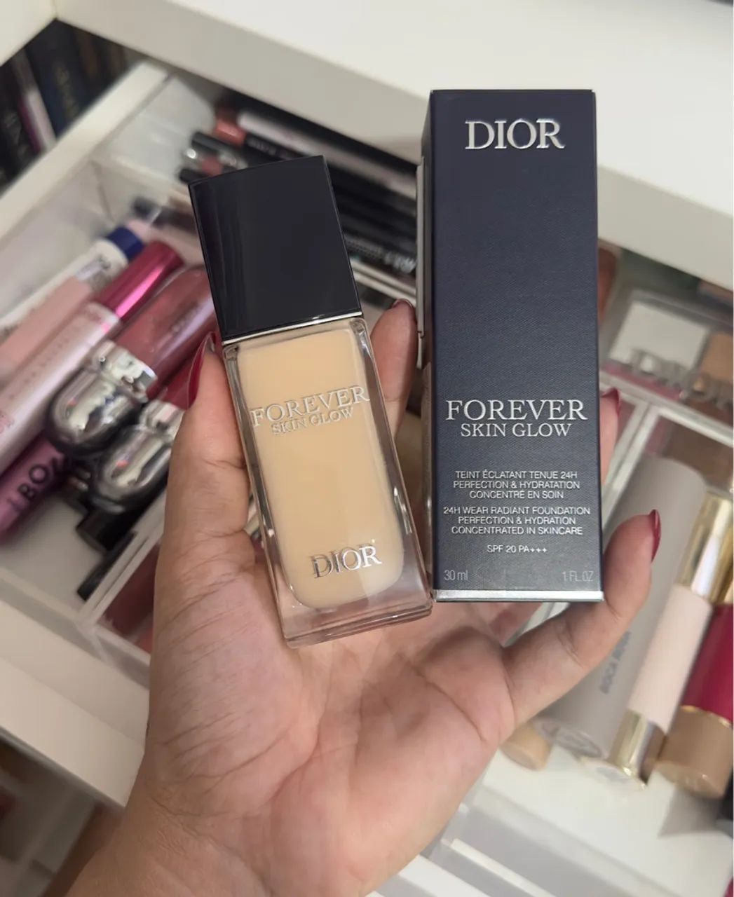 Base Dior Forever Skin Glow - Original Cor 1N
