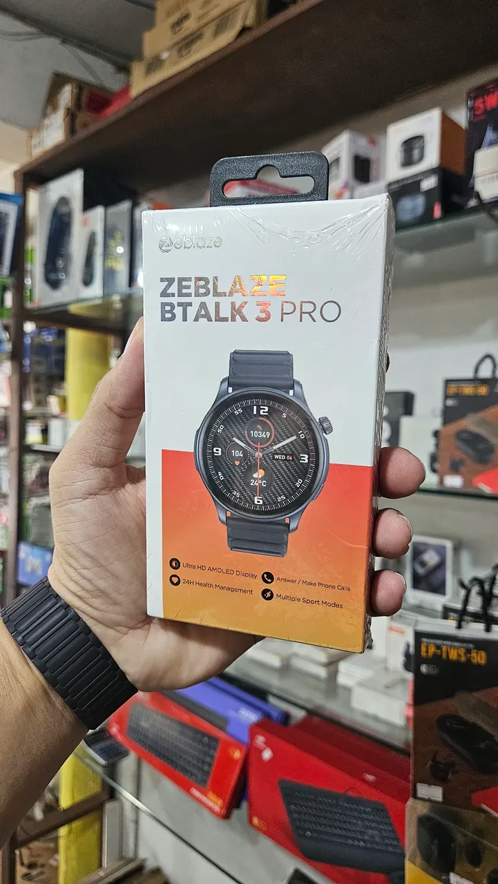 Smartwatch Zeblaze Btalk 3 Pro - Tela AMOLED