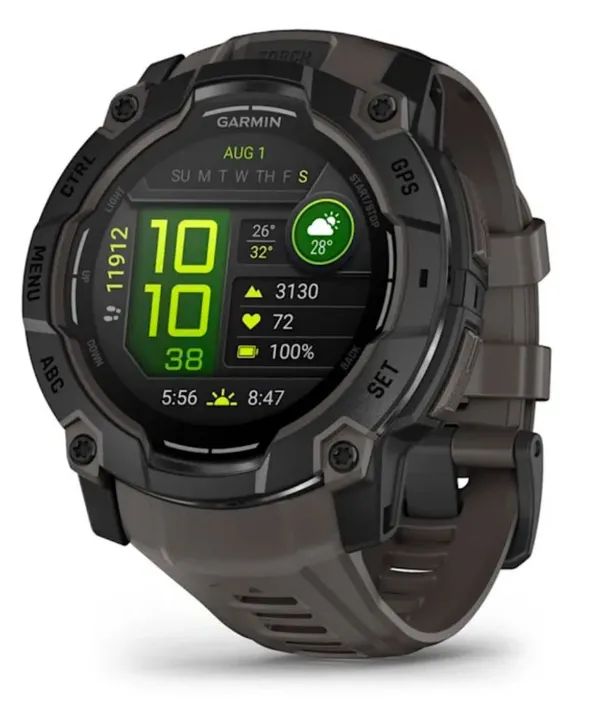 Relógio Garmin Instinct 3 50mm AMOLED- Preto 010-03020-00 (Novos/Lacrados) - Foto 5