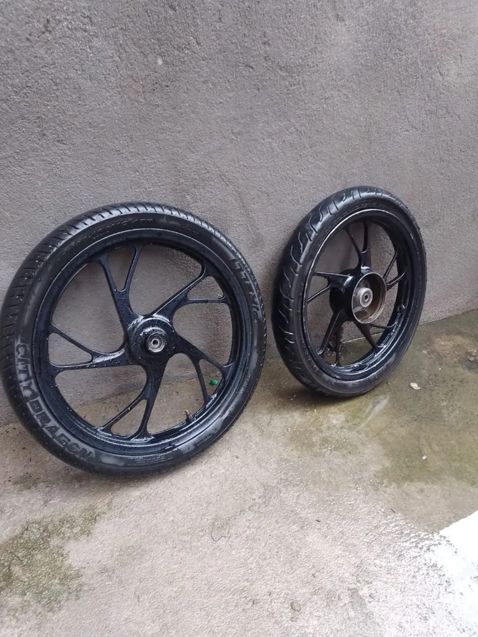 Rodas de liga leve para moto pe de galinha 160 disco